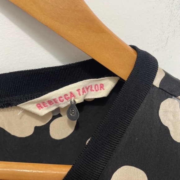 Rebecca Taylor - Color Block Silk Mini Dress - Picture 3 of 7